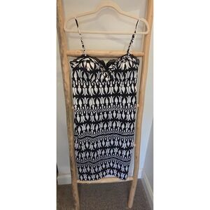 Vintage‎ Y2k 90s ICE 12 Cocktail Party Dress Homecoming Formal Black White Satin